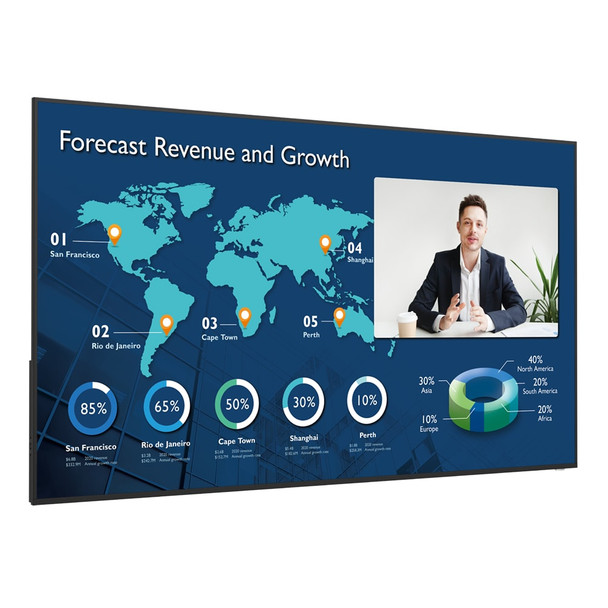 BenQ CS6501 Signage Display Digital signage flat panel 165.1 cm (65") 450 cd/m² 4K Ultra HD Black
