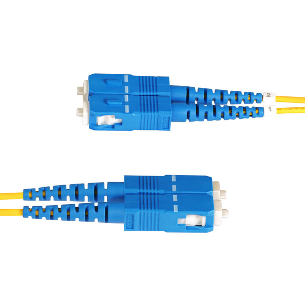 StarTech.com 7m (23ft) LC to SC (UPC) OS2 Single Mode Duplex Fiber Optic Cable, 9/125µm, Laser Optimized, 10G, Bend Insensitive, Low Insertion Loss, LSZH Fiber Patch Cord