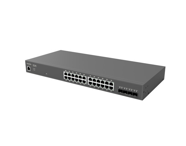 EnGenius SWT ECS1528 24PT Cloud Managed 1U Rack-Mount 19 Gigabit L2 Switch