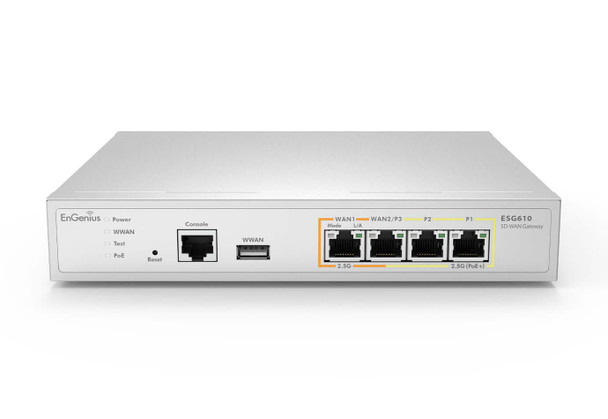 EnGenius NT ESG610 Cloud Managed ESG610 2.2GHz Quad-Core SD-WAN Gateway Retail