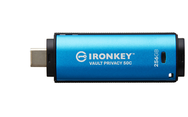 Kingston Technology IronKey 256GB USB-C Vault Privacy 50C AES-256 Encrypted, FIPS 197 IKVP50C/256GB