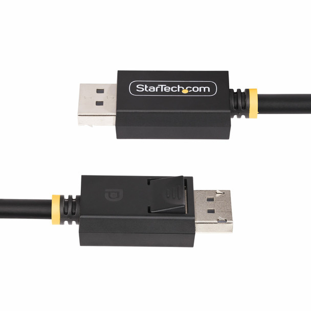StarTech.com 3ft DisplayPort 2.1 Cable, VESA Certified DP40 DisplayPort Cable w/UHBR10/HDR/HDCP 2.2, 8K 60Hz/4K 144Hz w/DSC 1.2a, 40Gbps, DP 2.1 Cable, UHD Monitor Cord, M/M DP21-3F-DP40-CABLE