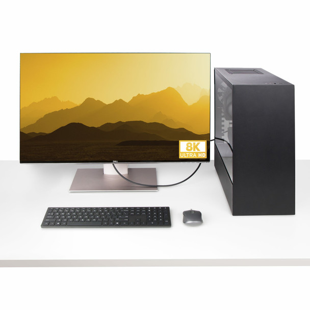 StarTech.com 3ft DisplayPort 2.1 Cable, VESA Certified DP40 DisplayPort Cable w/UHBR10/HDR/HDCP 2.2, 8K 60Hz/4K 144Hz w/DSC 1.2a, 40Gbps, DP 2.1 Cable, UHD Monitor Cord, M/M DP21-3F-DP40-CABLE