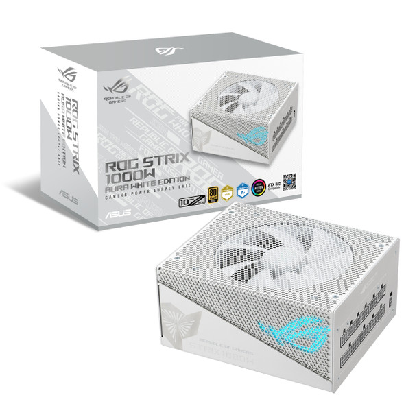 ASUS ROG -STRIX-1000G-AURA-WHITE-GAMING power supply unit 1000 W 24-pin ATX ATX ROG-STRIX-1000G-AURA-WHITE-GAMING