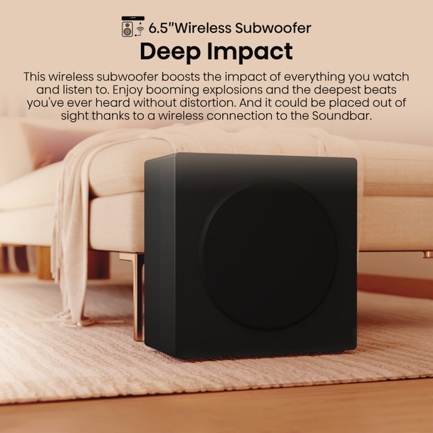 Hisense HS3100 soundbar speaker Black 3.1 channels 480 W HS3100