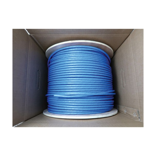 Tripp Lite N226-01K-BL Cat8 25G/40G Solid Core S/FTP Bulk Ethernet Cable, CMR Rated, Blue, 1000 ft. (305 m) N226-01K-BL