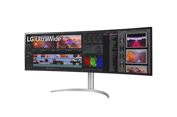 LG 49BQ95C-W computer monitor 124.5 cm (49") 5120 x 1440 pixels UltraWide Dual Quad HD White KT-OPSF