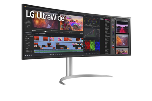 LG 49BQ95C-W computer monitor 124.5 cm (49") 5120 x 1440 pixels UltraWide Dual Quad HD White KT-OPSF