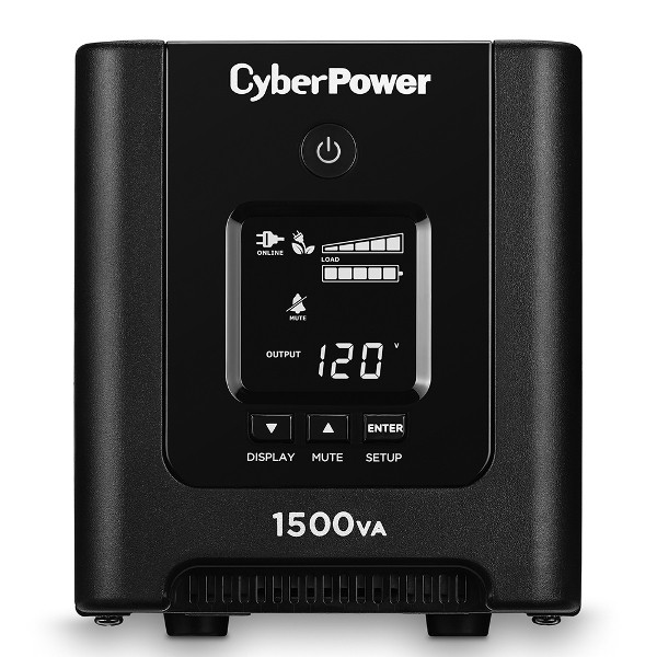 CyberPower OR1500PFCLCD uninterruptible power supply (UPS) Line-Interactive 1.5 kVA 1050 W 8 AC outlet(s) OR1500PFCLCD
