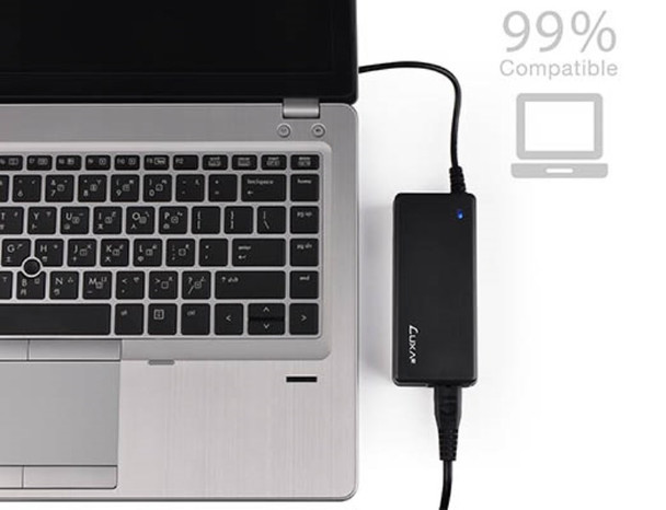 Thermaltake AC PO-ULA-PC65BK-00 EnerG Bar 65W Universal Laptop Power Adapter