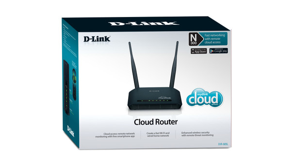 D-Link Router DIR-605L Wireless N Cloud Router 10 100 Ports 300Mbps Retail