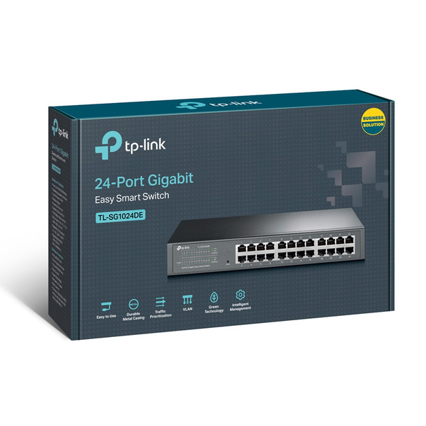 TP-Link Switch TL-SG1024DE 24-Port Gigabit Easy Smart Switch 10 100 1000Mbps