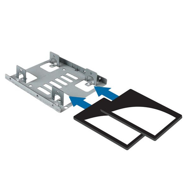 StarTech Accessory BRACKET25X2 Mounting Bracket Dual 2.5 SATA HD to 3.5 Bay