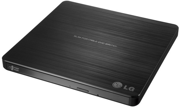 LG External Slim DVDRW GP60NB50 8X 9.5mm Black with Software Retail