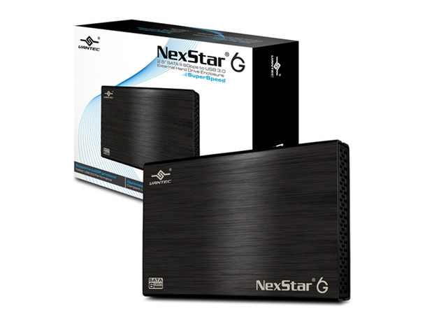 Vantec NexStar 6G NST-266S3-BK 2.5 SATAIII to USB3.0 External HDD Enclosure