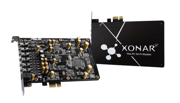 Asus Sound Card Xonar AE 192kHz 24-bit Hi-Res w 110dB SNR PCIe Gaming Retail