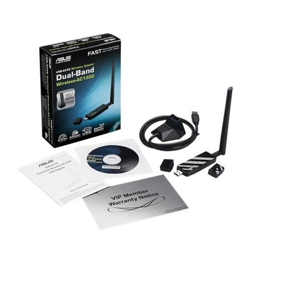 ASUS AC USB-AC56 CA AC56 Dual-band AC1300 Wifi Adapter Retail