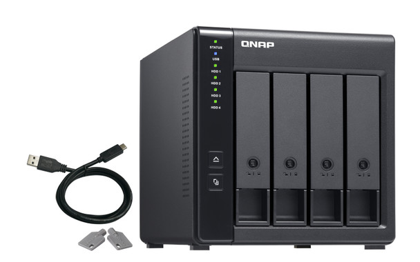 QNAP RD TR-004-US 4-bay USB 3.0 type-C 5Gbps hardware RAID enclosure DAS