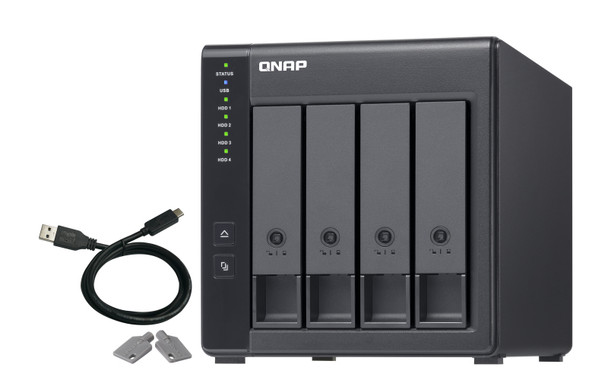 QNAP RD TR-004-US 4-bay USB 3.0 type-C 5Gbps hardware RAID enclosure DAS