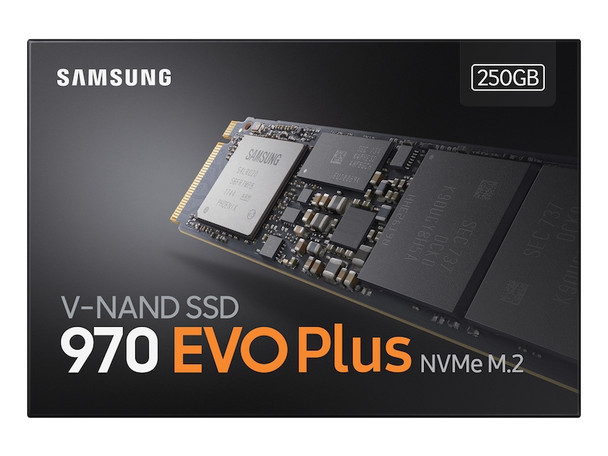 Samsung SSD MZ-V7S250B AM 970 EVO PLUS 250GB NVMe M.2 PCIe Retail