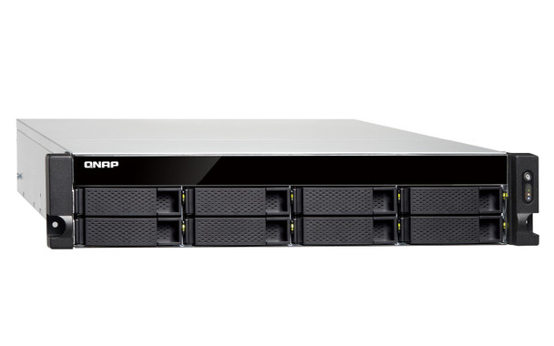 QNAP Network Attached Storage TS-883XU-RP-E2124-8G-US 2U 8Bay 8GB DDR4 E-2124 4Core 3.3GHz Retail