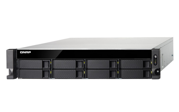 QNAP Network Attached Storage TS-883XU-RP-E2124-8G-US 2U 8Bay 8GB DDR4 E-2124 4Core 3.3GHz Retail
