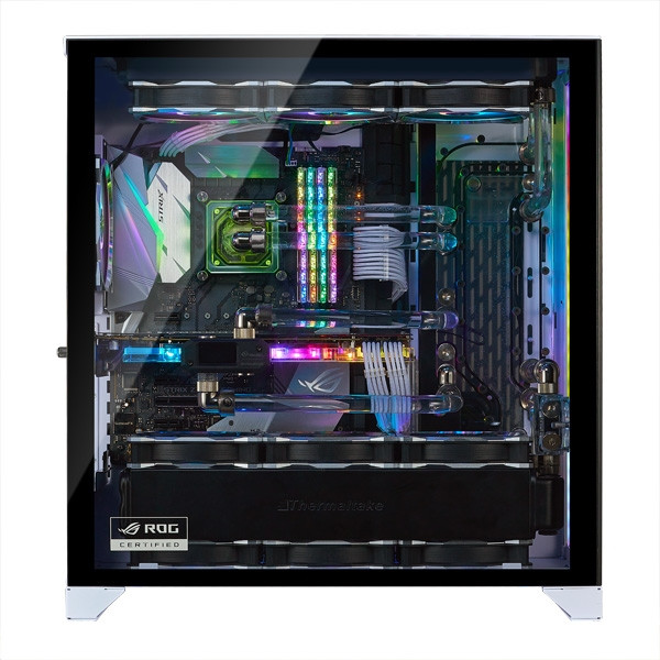 Lian-Li Case O11DXL-W White Tempered Glass 4x3.5HS 6x2.5 E-ATX ATX mATX