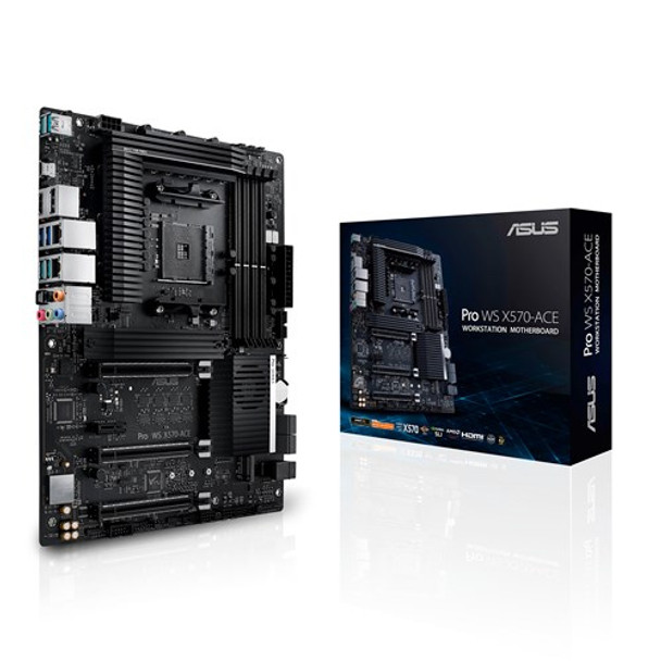 ASUS MB Pro WS X570-ACE AMD AM4 Ryzen X570 Max.128GB DDR4 ATX Retail