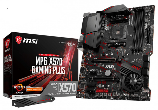 MSI MPG X570 Gaming Plus AMD X570 Socket AM4 ATX X570GAMINGPLUS 824142189535