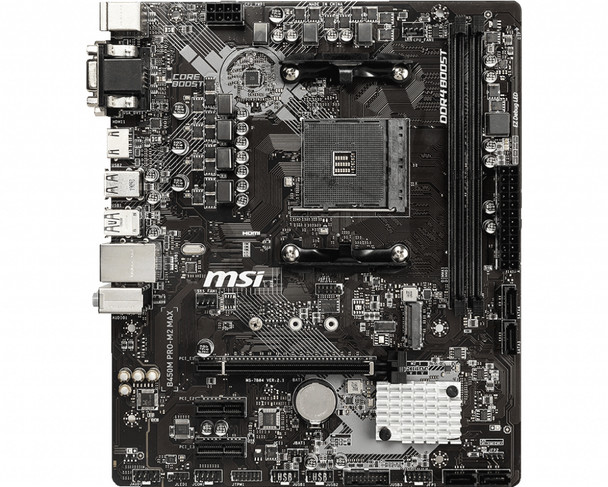Msi B450M Pro-M2 Max Motherboard Amd B450 Socket Am4 Micro Atx B450Mpm2Max 824142189689