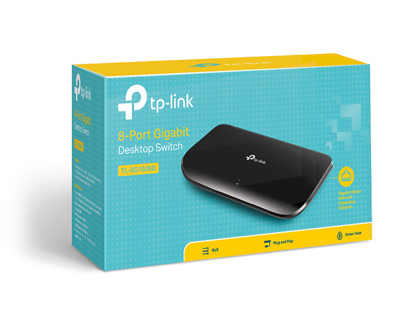 TP-Link Network TL-SG1008D 8-port Unmanaged Gigabit Desktop Switch Retail
