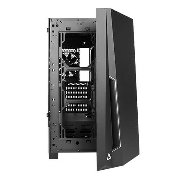 Antec CS DP501 Dark Phantom series gaming mid-tower tempered glass side panels