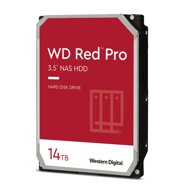 WD Red Pro Hard Drive 14TB NAS 7200 RPM 256M SATA Hard Drive WD141KFGX 93615