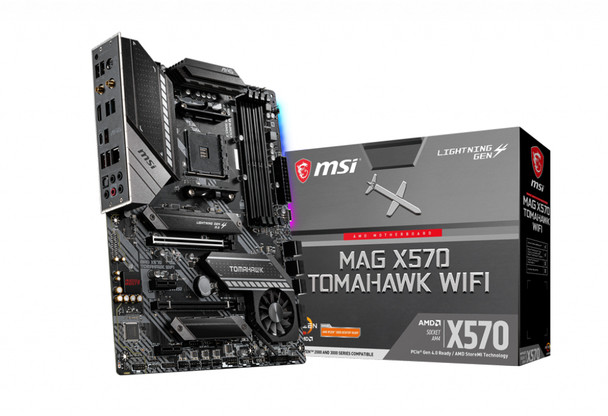 Msi Mag X570 Tomahawk Wifi Motherboard Amd X570 Socket Am4 Atx X570Tomawifi 824142212912