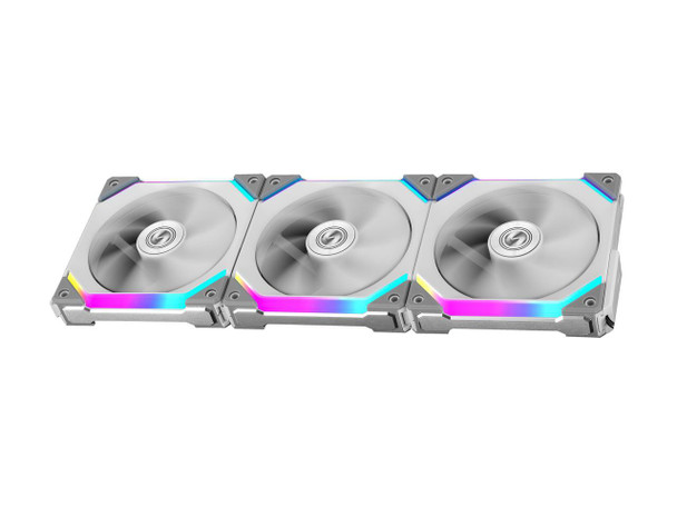 Lian-Li Fan UF-SL120-3W UNI FAN SL120 white HydraulicBearing w controller 3PK