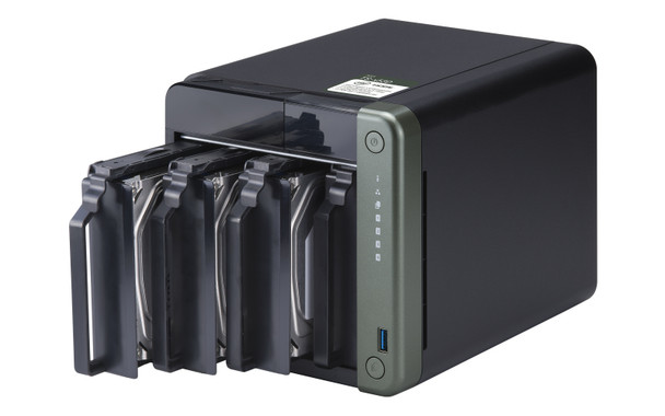 QNAP NAS TS-453D-4G-US 4-Bay Desktop NAS J4125 2.0GHz 4GB DDR4 RAM 2x2.5GbE