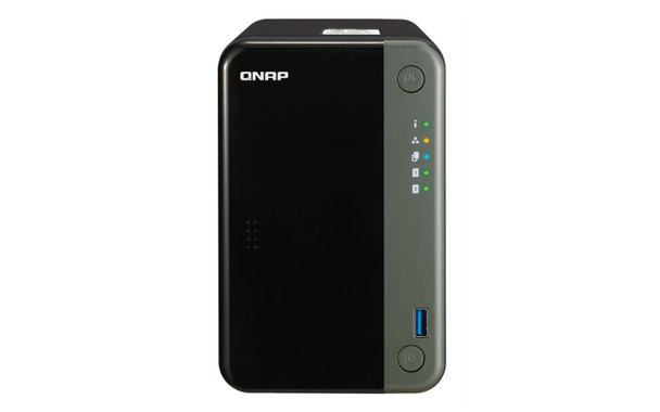 QNAP NAS TS-253D-4G-US 2-Bay Desktop NAS J4125 2.0GHz 8GB DDR4 RAM 2x2.5GbE