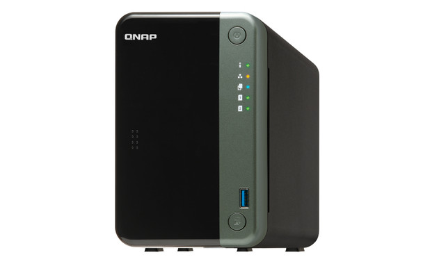 QNAP NAS TS-253D-4G-US 2-Bay Desktop NAS J4125 2.0GHz 8GB DDR4 RAM 2x2.5GbE