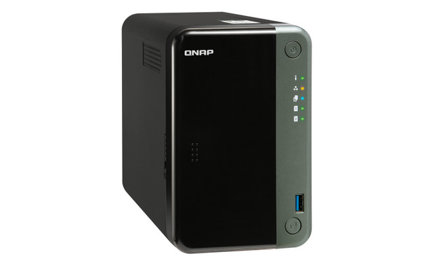 QNAP NAS TS-253D-4G-US 2-Bay Desktop NAS J4125 2.0GHz 8GB DDR4 RAM 2x2.5GbE