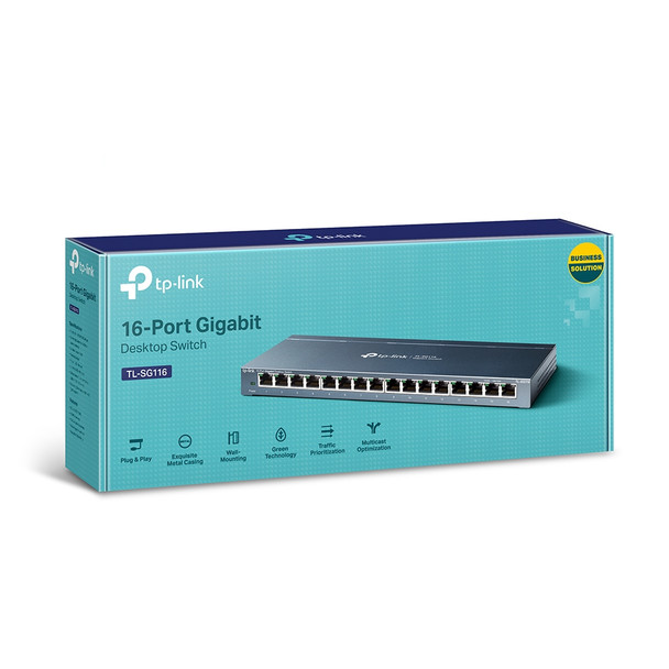 TP-LINK 16-Port Gigabit Desktop Network Switch 98519