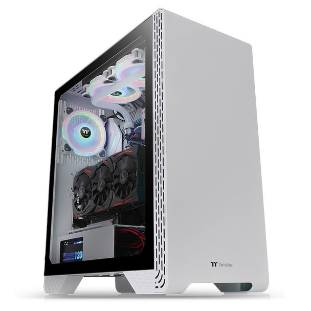 Thermaltake CS CA-1P5-00M6WN-00 S300 TG White Snow Mid-Tower ATX 120mm fan RTL