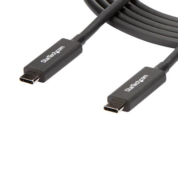 StarTech.com 6 ft. (2 m) Thunderbolt 3 Cable with 100W Power Delivery - 40Gbps 98811