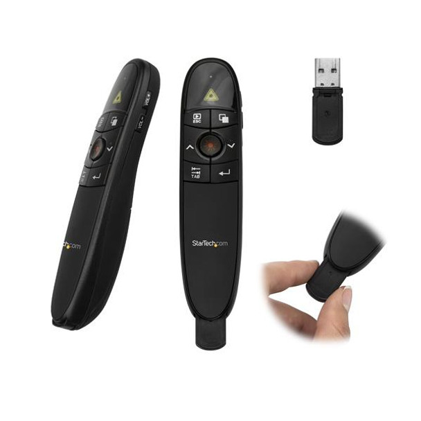 StarTech.com Wireless Presentation Remote with Red Laser Pointer - 90 ft. (27 m) 98841