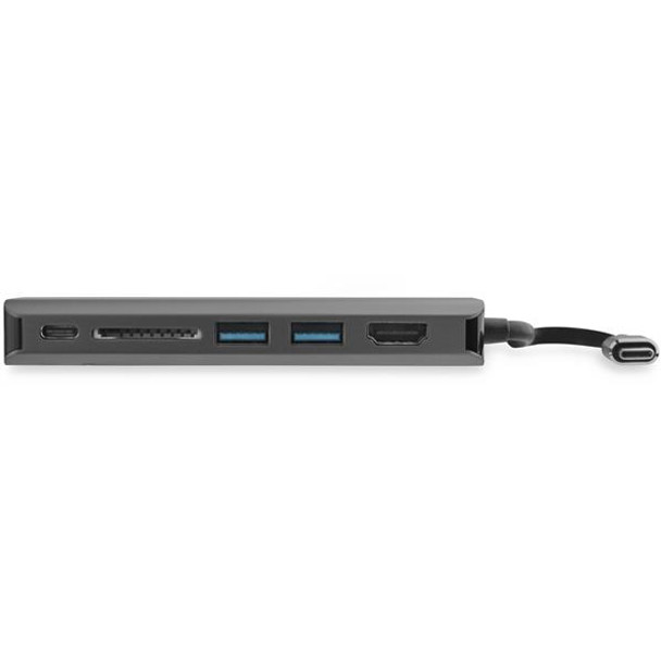 StarTech.com Adattatore USB C multiporta - USB-C a 4K HDMI, 3x USB 3.0 Hub, SD/SDHC, GbE, 60W PD - Mini dock portatile - VERSIONE AGGIORNATA DI DKT30CSDHPD 98866