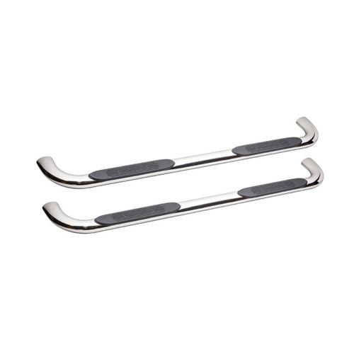 4 in. Oval with 90 Degree Bend Nerf Bar Stainless Steel - 5-0183