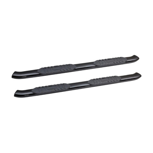 5 in. Oval with 30 Degree Bend Cab Length Nerf Bar Black - 5-535493