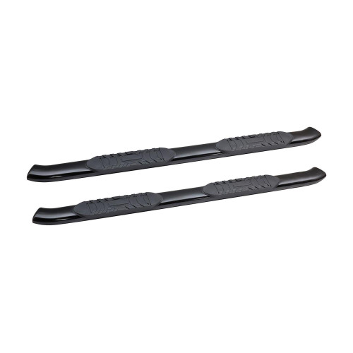 5 in. Oval with 30 Degree Bend Cab Length Nerf Bar Black - 5-535904