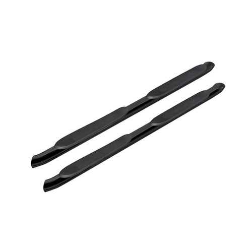 4 in. Oval with 30 Degree Bend Nerf Bar Black - 5-435604