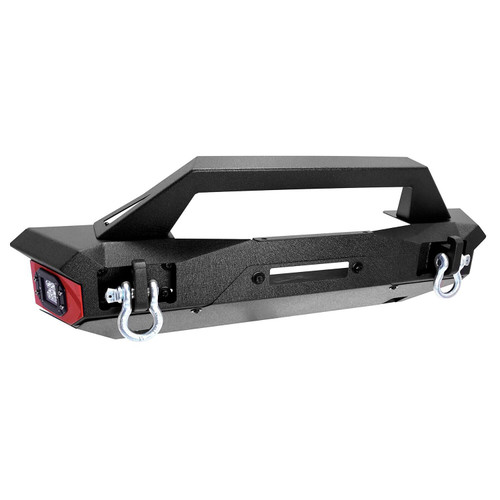 Stubby Front Bumper with Fog Light Opening Textured Black - 6-75701 Stubby Front Bumper with Fog Light Opening Textured Black - 6-75701