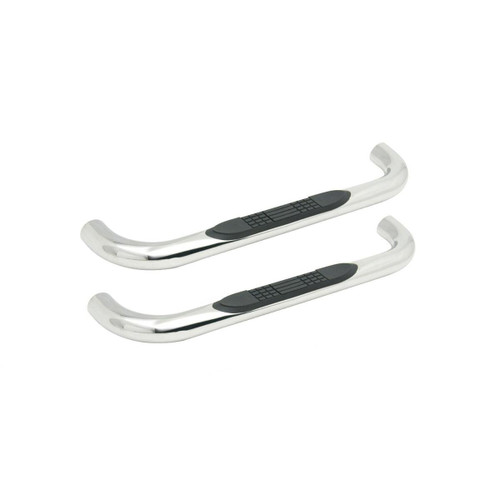 3 in. Round Nerf Bar Stainless Steel - 1-0293
